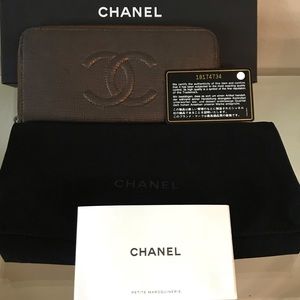 SOLD “NEW" AUTHENTIC CHANEL PYTHON WALLET